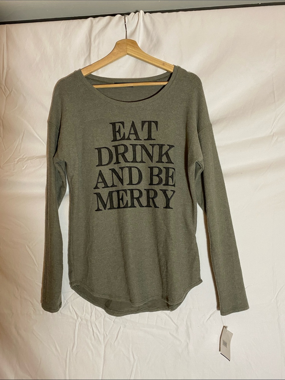 Signorelli Olive Green Graphic Tee with Black Print